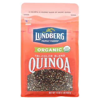Lundberg, Quinua orgánica, Mezcla tricolor, 454 g (16 oz)