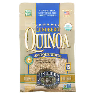 Lundberg, Organic Quinoa, Antique White, 1 lb (454 g)