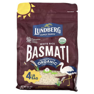 Lundberg, Organická biela ryža, basmati, 1,8 kg