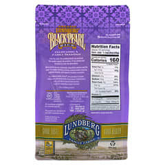 Lundberg, Arroz con perlas negras orgánico, 454 g (1 lb)