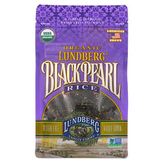 Lundberg, Orgânico, Arroz de Pérola Negra, 454 g (1 lb)