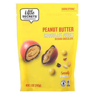 Little Secrets, Dark Chocolate Pieces, Peanut Butter, 5 oz (142 g)