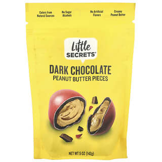 Little Secrets, Peanut Butter Pieces, Dark Chocolate, 5 oz (142 g)