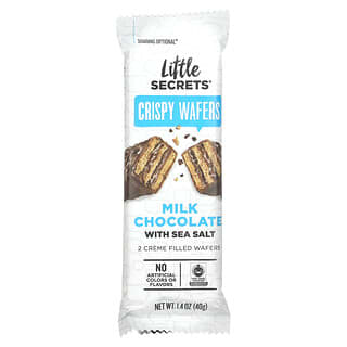 Little Secrets, 牛奶巧克力威化餅，海鹽，1.4 盎司（40 克）