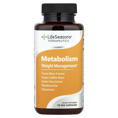 LifeSeasons, Metabolism, Weight Management, 70 Vegetarian Capsules