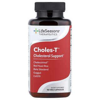 LifeSeasons, Choles-T, Suplemento para el colesterol, 90 cápsulas vegetales