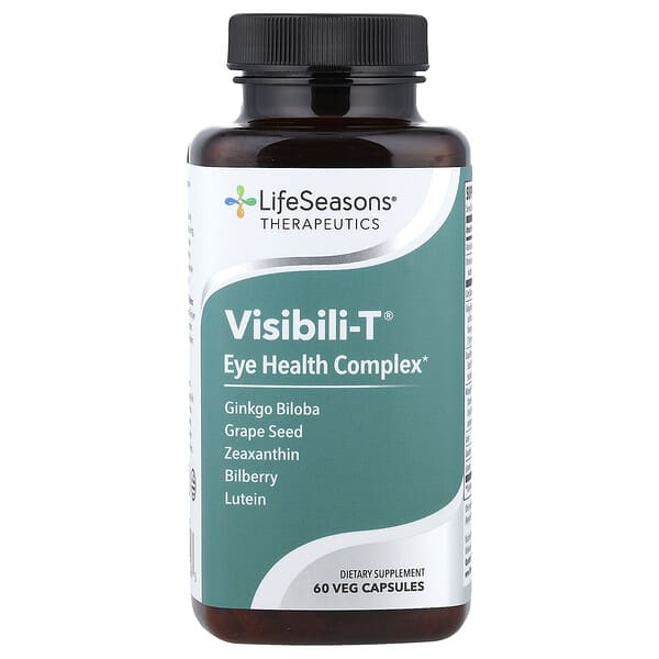 LifeSeasons, Visibili-T®, Complexo para a Saúde dos Olhos, 60 Cápsulas Vegetais