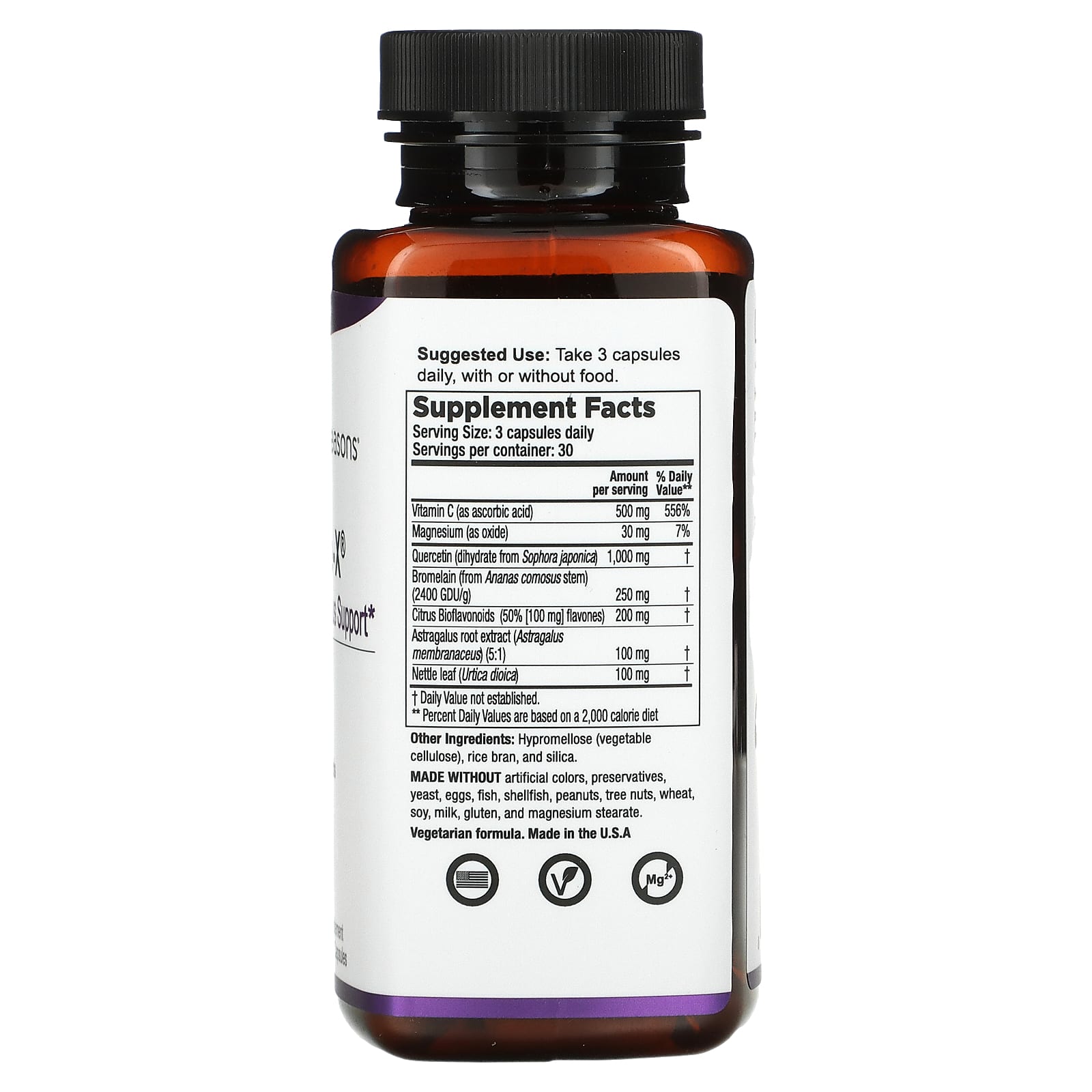 LifeSeasons, BreatheX, Allergy & Sinus Support, 90 Vegetarian Capsules