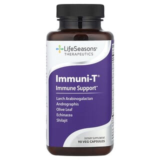 LifeSeasons, Immuni-T®, Unterstützung des Immunsystems, 90 pflanzliche Kapseln