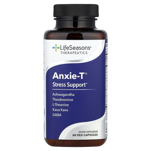 LifeSeasons, Anxie-T® Stress Support, 60 Veg Capsules — product photo 1