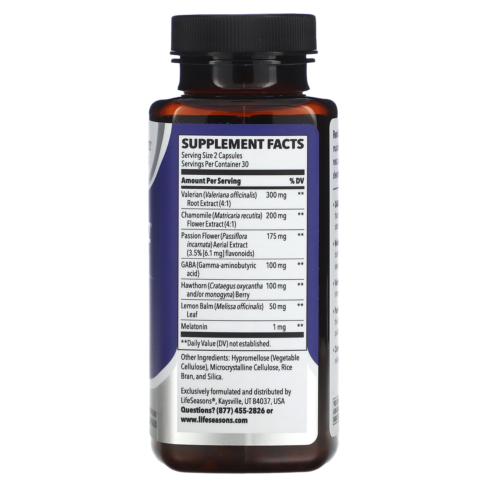 LifeSeasons, RestZZZ, Sleep Support, 60 Veg Capsules