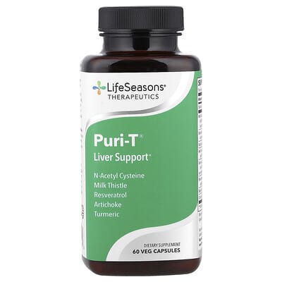 LifeSeasons, Puri-T, 60 Vegetarian Capsules