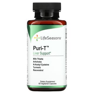 LifeSeasons, Puri-T, 60 вегетарианских капсул