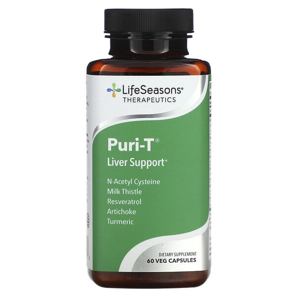 LifeSeasons‏, Puri-T, 60 Vegetarian Capsules