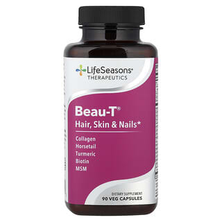 LifeSeasons, Beau-T，頭髮、皮膚和指甲，90 粒膠囊