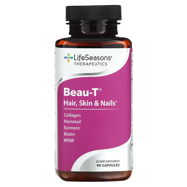 LifeSeasons‏, Beau-T, Hair, Skin & Nails, 90 Capsules