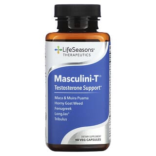 LifeSeasons, Masculini-T, тестостероновая поддержка, 90 вегетарианских капсул