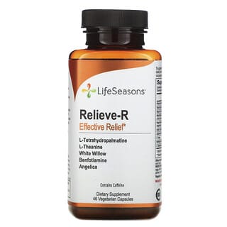 LifeSeasons, Relieve-R, Effective Relief, 46 Vegetarian Capsules 