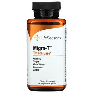 LifeSeasons, Migra-T, Tension Ease, 60 Vegetarian Capsules