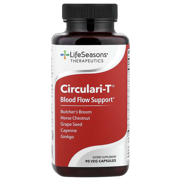LifeSeasons Circulari-T®, Blood Flow Support, 90 Veg Capsules