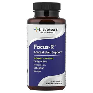 LifeSeasons, Focus-R™, Concentration Support, 60 Veg Capsules