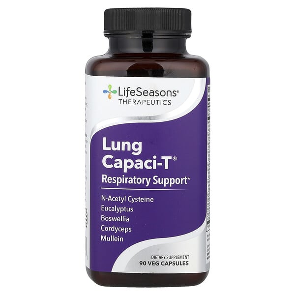 Lung Capaci-T®, Respiratory Support, 90 Veg Capsules