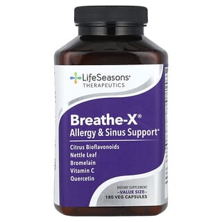 LifeSeasons‏, ®Breathe-X‏, 180 כמוסות צמחיות