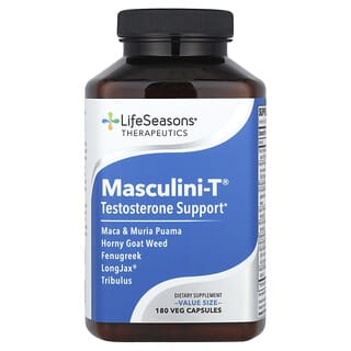 لايف سيزونز‏, Therapeutics ، Masculini-T® ، دعم التستوستيرون ، 180 كبسولة نباتية