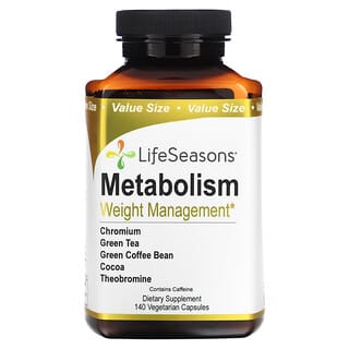 LifeSeasons, Metabolismo, Controle de Peso, 140 Cápsulas Vegetarianas