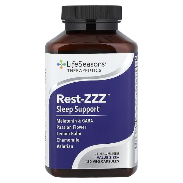 LifeSeasons, Rest-ZZZ™, Sleep Support, 120 Veg Capsules — product photo 1