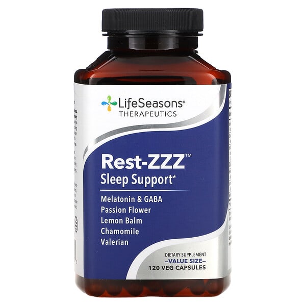 Rest-ZZZ, Sleep Support, 120 Veg Capsules