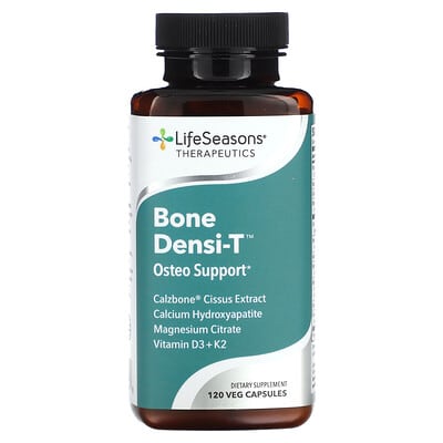 LifeSeasons, Bone Densi-T, Bone Support, 120 Vegetarian Capsules