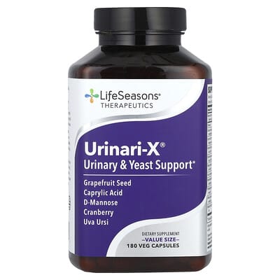 LifeSeasons, Urinari-X®, 180 Vegetarian Capsules