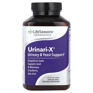 LifeSeasons, Urinari-X®, 180 Veg Capsules