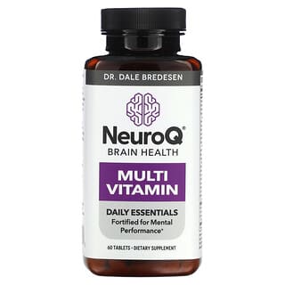 LifeSeasons, NeuroQ（ニューロQ）ブレインヘルス、マルチビタミン、タブレット60粒