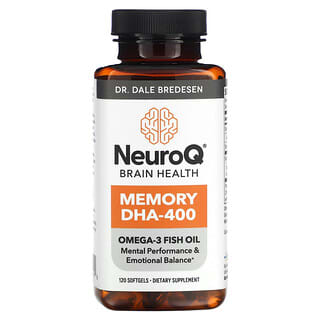 LifeSeasons, NeuroQ Brain Health, Memory DHA-400, 120 Softgels