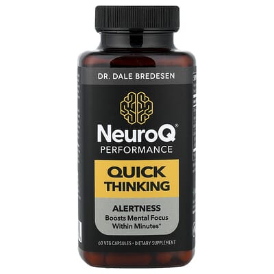 LifeSeasons, NeuroQ® Performance, Quick Thinking, 60 Veg Capsules