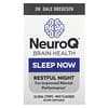 NeuroQ Brain Health, Sleep Now, мята, 30 пероральных полосок