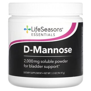 LifeSeasons‏, D-Mannose, 2,000 mg, 3.3 oz (94.97 g)