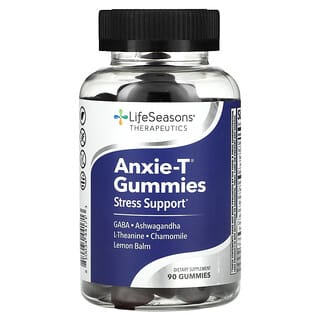 LifeSeasons, Anxie-T Gummies, Anti-stress, 90 gommes