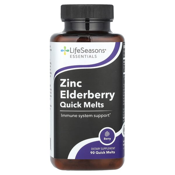 Zinc Elderberry Quick Melts, Berry, 90 Quick Melt