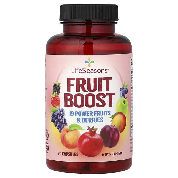 LifeSeasons, Fruit Boost, 90 Capsules