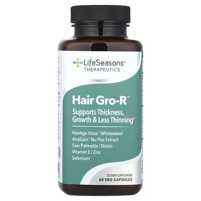 LifeSeasons, Therapeutics, Hair Gro-R™, 60 Vegetarian Capsules