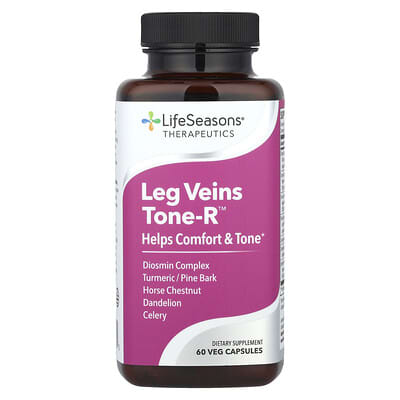 LifeSeasons, Therapeutics, Leg Vein Tone-R™, 60 Vegetarian Capsules