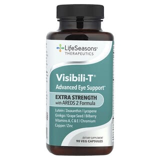 LifeSeasons, Therapeutics, Visibili-T® Dengan Formula AREDS 2, Kekuatan Ekstra, 90 Kapsul Nabati