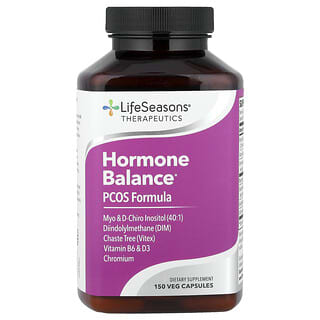 LifeSeasons, Therapeutics, Hormone Balance, формула при СПКЯ, 150 растительных капсул
