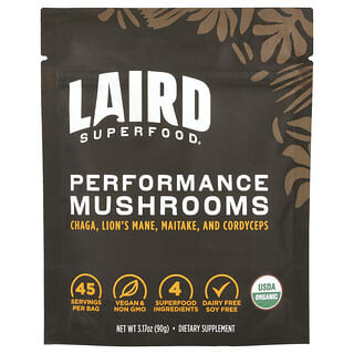 Laird Superfood, Performance Mushrooms, 90 g