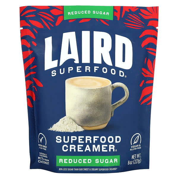 Laird Superfood, Superfood Creamer, 무가당, 227g(8oz)