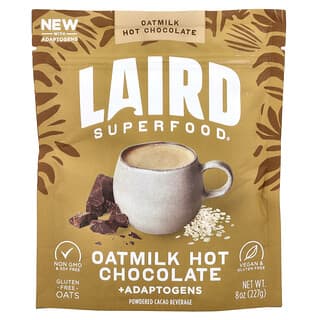 Laird Superfood, 燕麥奶熱巧克力 + 適應原，8 盎司（227 克）