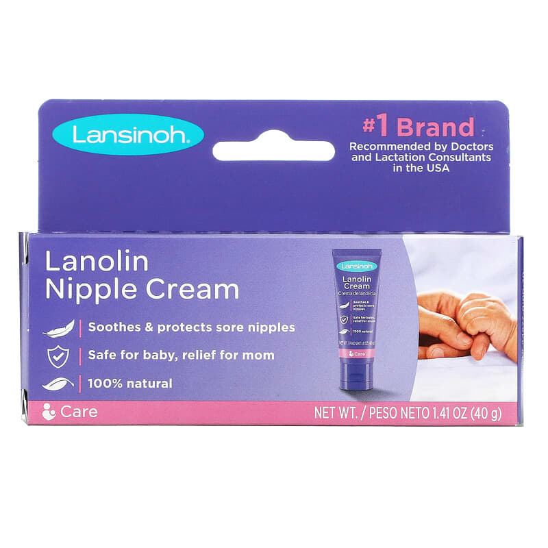 Lansinoh Lanolin - Crema para pezones, segura para el bebé y la mamá,  esenciales para la lactancia materna, 3 mini tubos, cada uno de 0.25 onzas